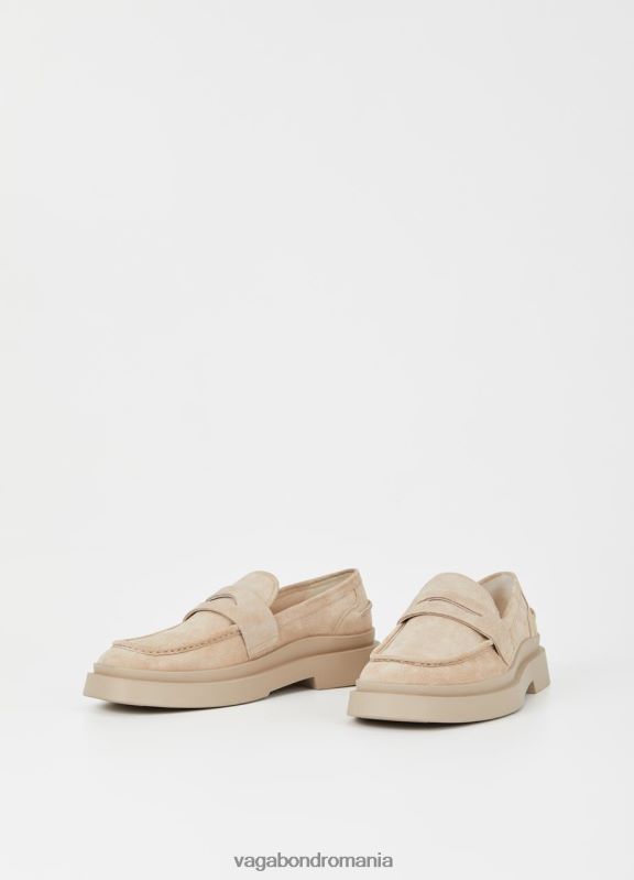 încălţăminte piele intoarsa bej bărbați 60R6B282 Vagabond mike loafer
