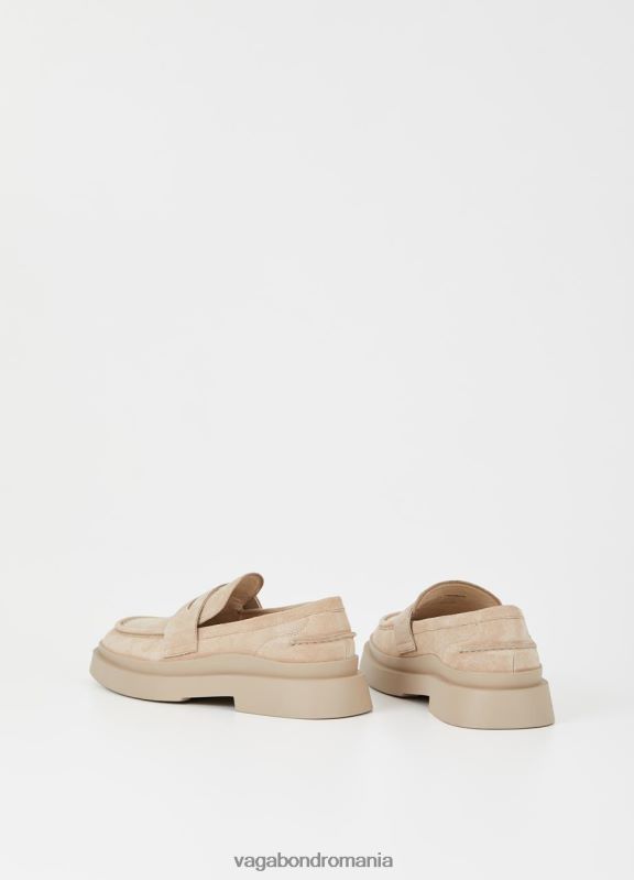 încălţăminte piele intoarsa bej bărbați 60R6B282 Vagabond mike loafer