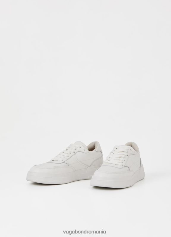 încălţăminte piele albă femei 60R6B166 Vagabond adidași selena