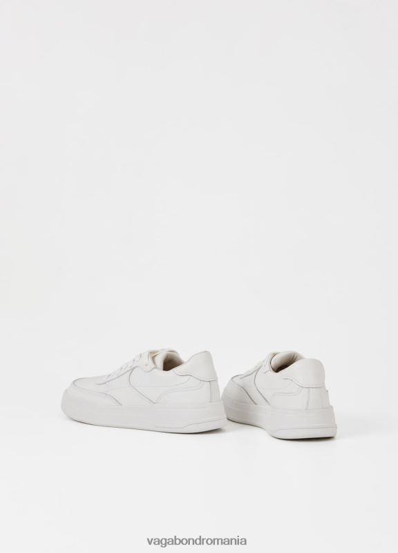 încălţăminte piele albă femei 60R6B166 Vagabond adidași selena