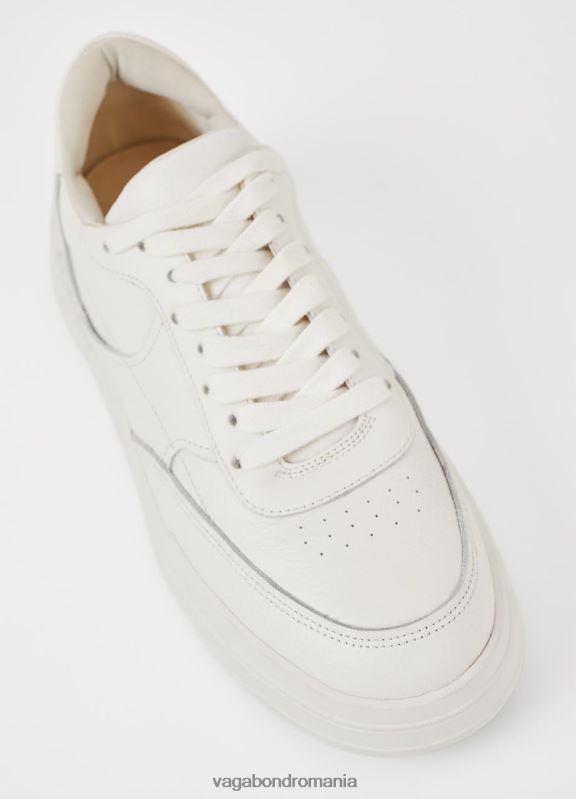 încălţăminte piele albă femei 60R6B166 Vagabond adidași selena