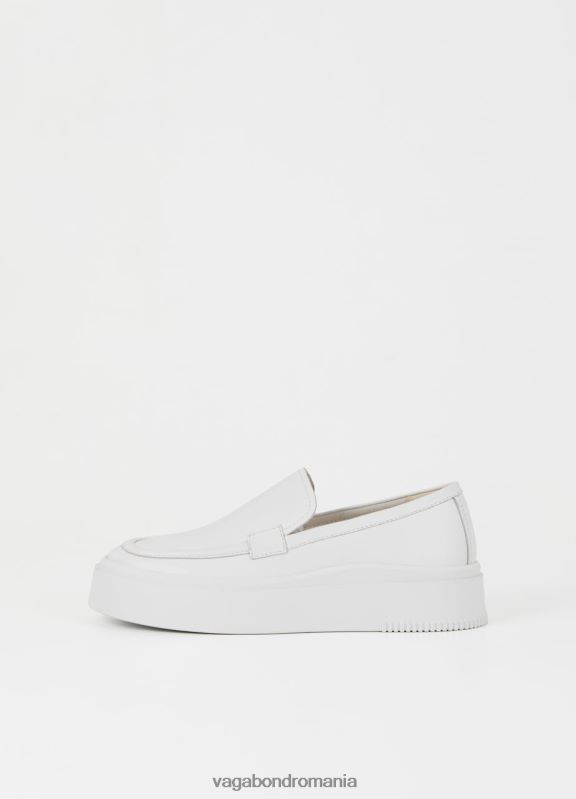 încălţăminte piele albă femei 60R6B176 Vagabond adidași Stacy