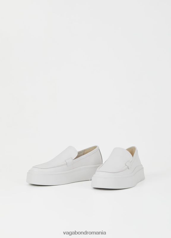 încălţăminte piele albă femei 60R6B176 Vagabond adidași Stacy