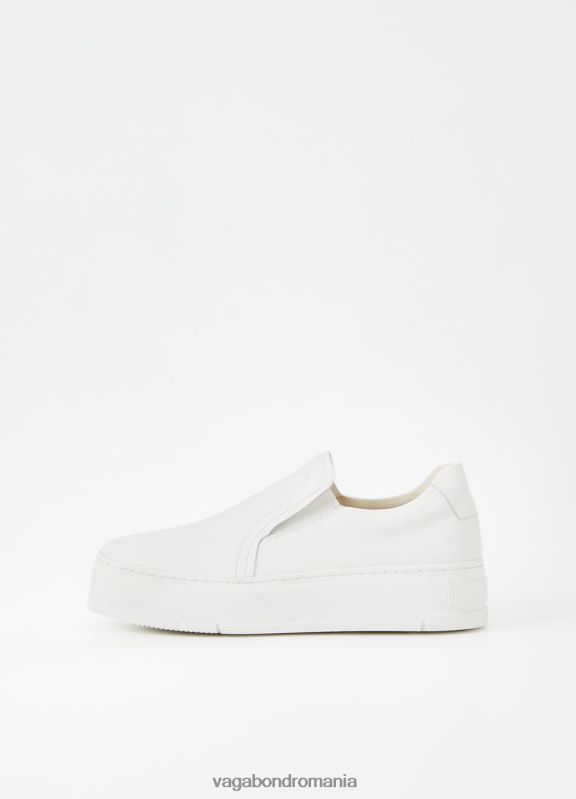 încălţăminte piele albă femei 60R6B184 Vagabond adidasi judy