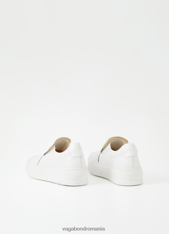 încălţăminte piele albă femei 60R6B184 Vagabond adidasi judy