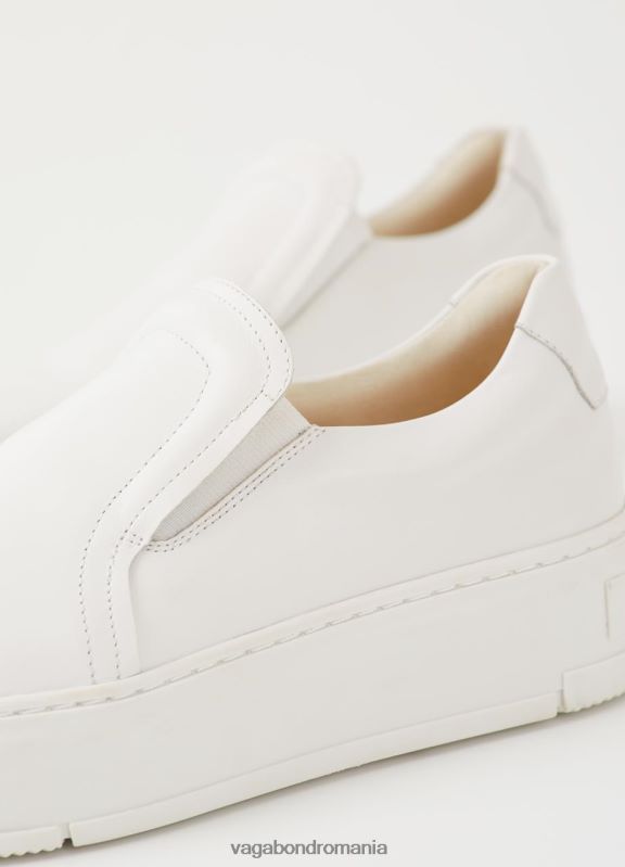 încălţăminte piele albă femei 60R6B184 Vagabond adidasi judy