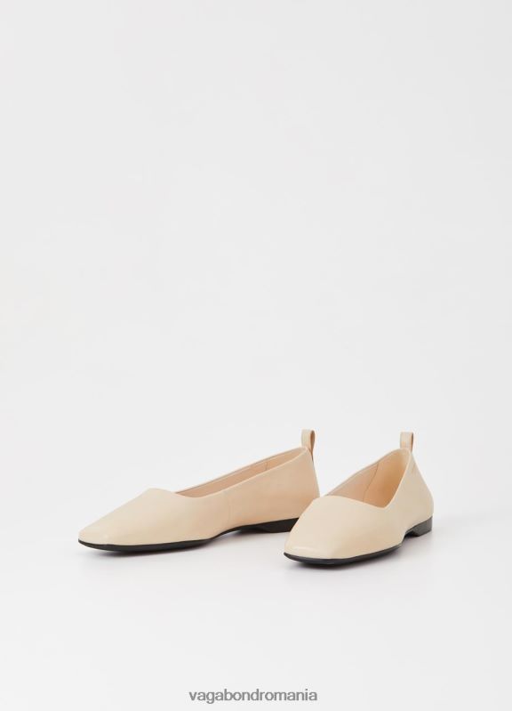 încălţăminte piele de culoare albă femei 60R6B15 Vagabond pantofi Delia