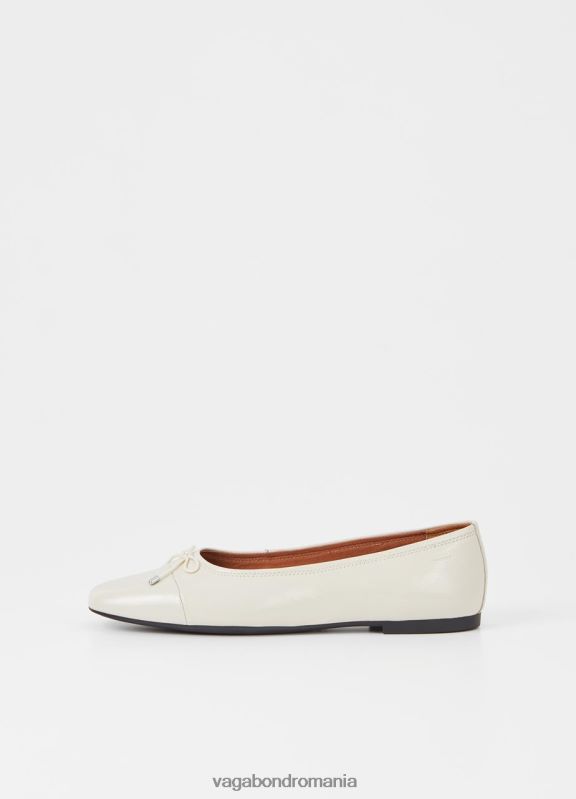 încălţăminte piele lacuită albă femei 60R6B8 Vagabond pantofi jolin