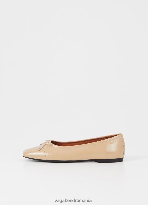 încălţăminte piele lacuita bej femei 60R6B7 Vagabond pantofi jolin