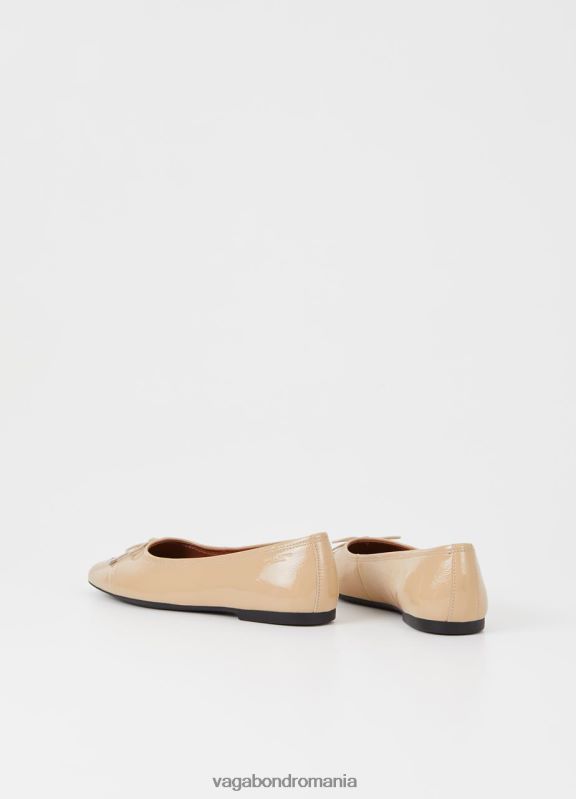 încălţăminte piele lacuita bej femei 60R6B7 Vagabond pantofi jolin
