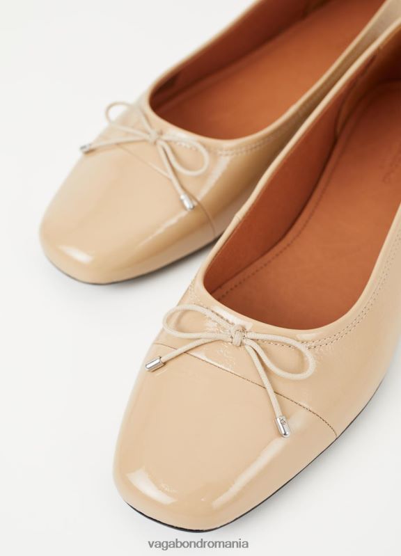 încălţăminte piele lacuita bej femei 60R6B7 Vagabond pantofi jolin