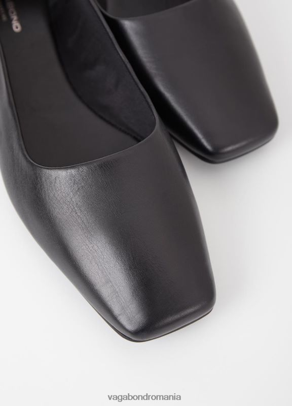 încălţăminte piele neagra femei 60R6B11 Vagabond pantofi Delia