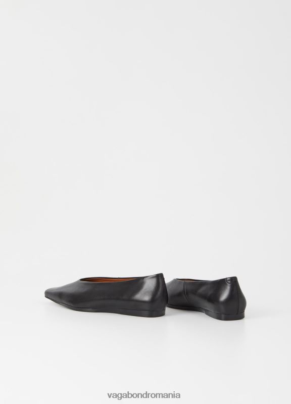 încălţăminte piele neagra femei 60R6B13 Vagabond pantofi wioletta