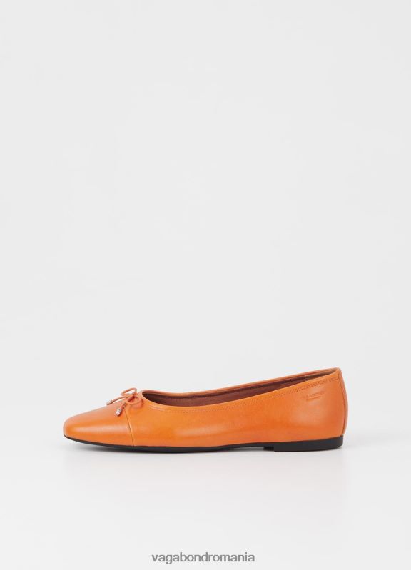 încălţăminte piele portocalie femei 60R6B9 Vagabond pantofi jolin