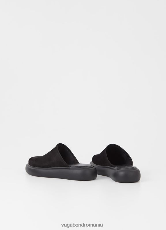 încălţăminte nubuc negru femei 60R6B120 Vagabond catâri blenda