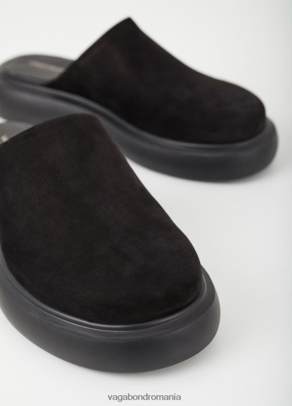 încălţăminte nubuc negru femei 60R6B120 Vagabond catâri blenda