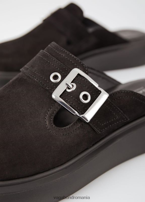 încălţăminte nubuc negru femei 60R6B121 Vagabond catâri blenda