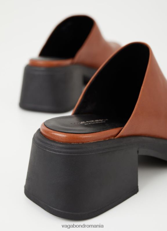 încălţăminte piele maro femei 60R6B124 Vagabond dorah mules