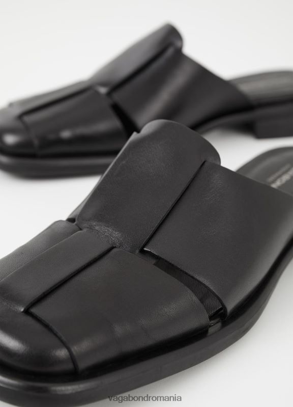 încălţăminte piele neagra femei 60R6B115 Vagabond brittie mules