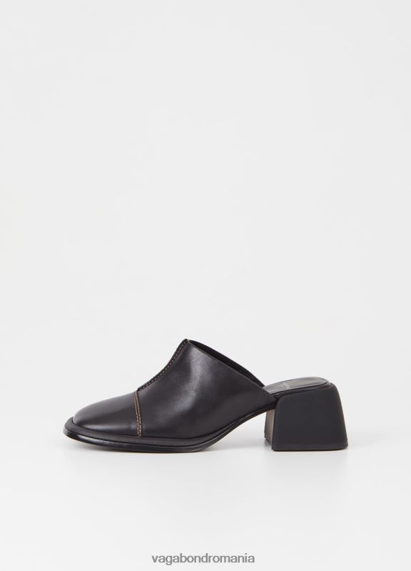 încălţăminte piele neagra femei 60R6B123 Vagabond ansie mules
