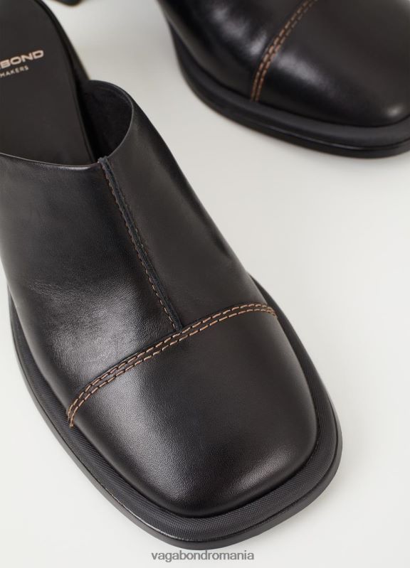 încălţăminte piele neagra femei 60R6B123 Vagabond ansie mules