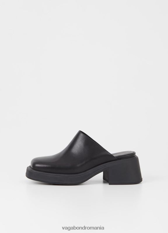 încălţăminte piele neagra femei 60R6B125 Vagabond dorah mules