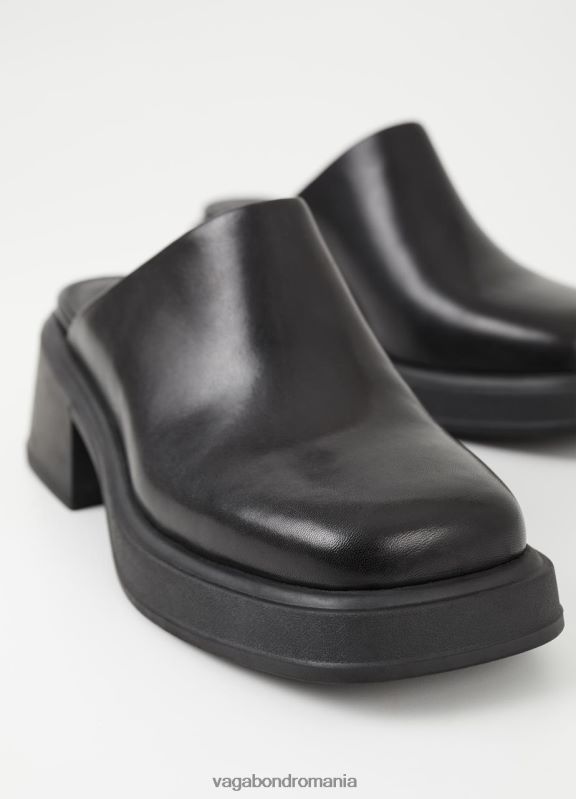 încălţăminte piele neagra femei 60R6B125 Vagabond dorah mules