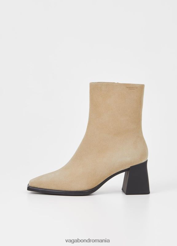 încălţăminte piele intoarsa bej femei 60R6B200 Vagabond cizme hedda