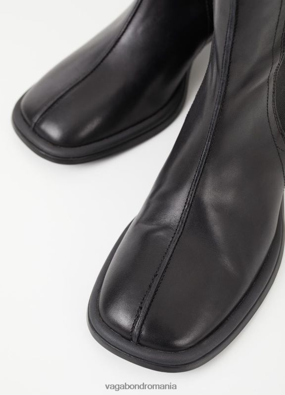 încălţăminte piele neagra femei 60R6B198 Vagabond cizme ansie