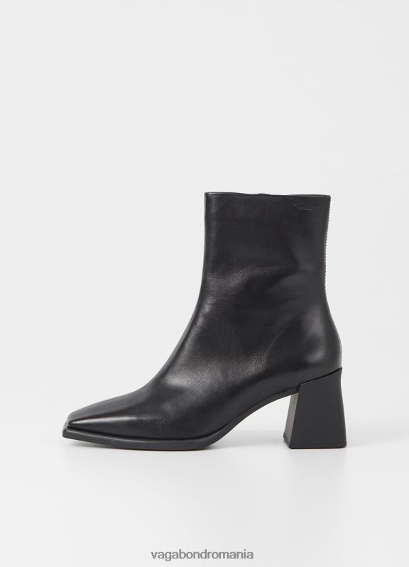 încălţăminte piele neagra femei 60R6B202 Vagabond cizme hedda
