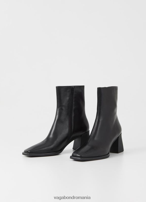 încălţăminte piele neagra femei 60R6B202 Vagabond cizme hedda