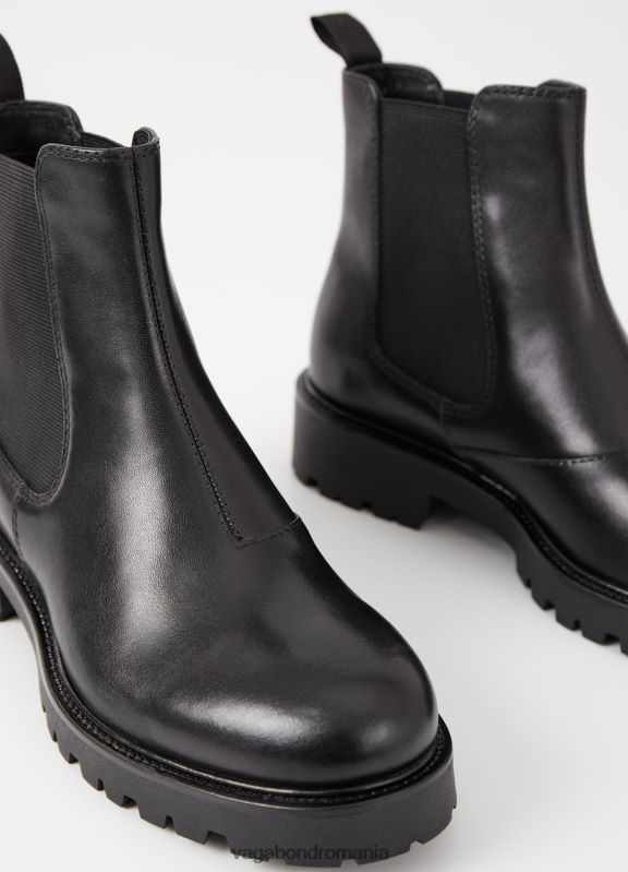 încălţăminte piele neagra femei 60R6B224 Vagabond cizme kenova