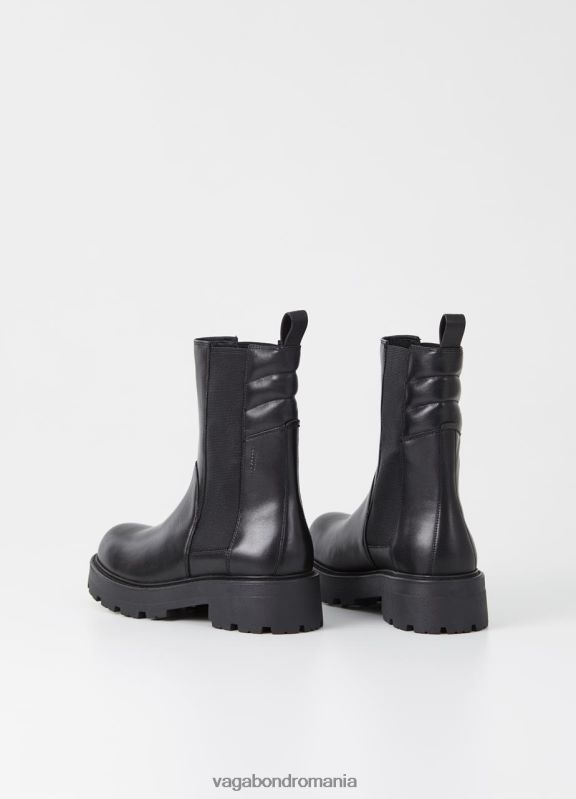 încălţăminte piele neagra femei 60R6B233 Vagabond cizme cosmo 2.0