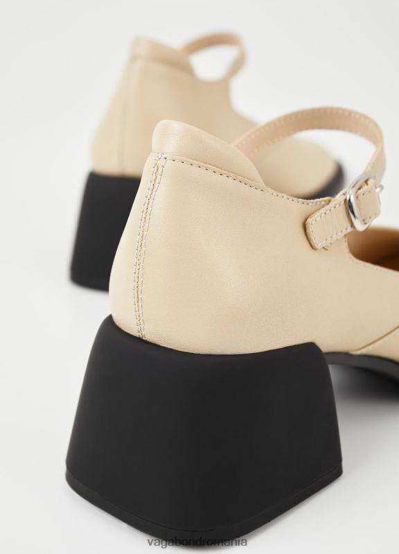 încălţăminte piele bej femei 60R6B95 Vagabond pompe ansie