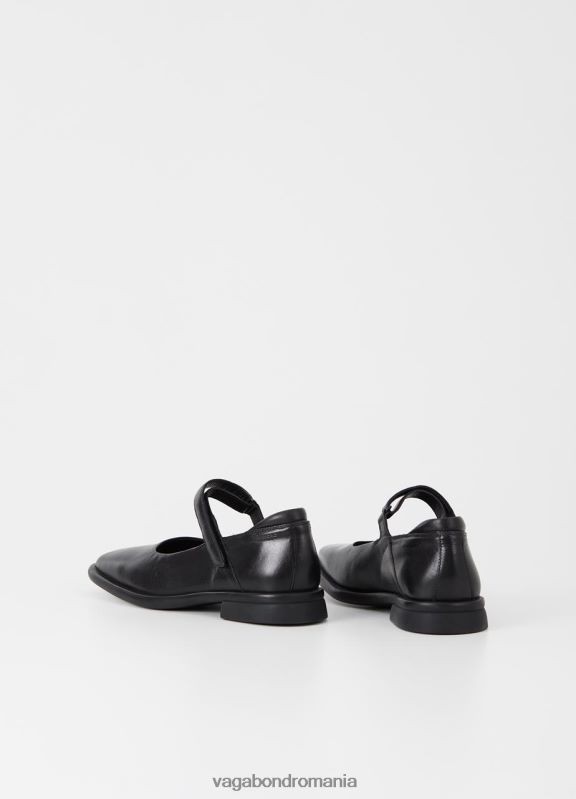 încălţăminte piele neagra femei 60R6B194 Vagabond pantofi brittie