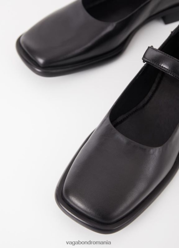 încălţăminte piele neagra femei 60R6B194 Vagabond pantofi brittie