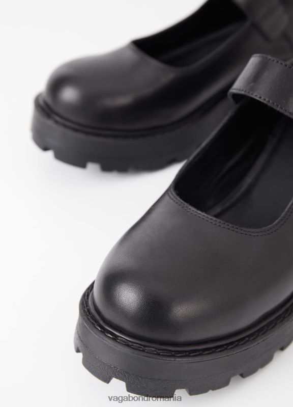 încălţăminte piele neagra femei 60R6B92 Vagabond pantofi cosmo 2.0