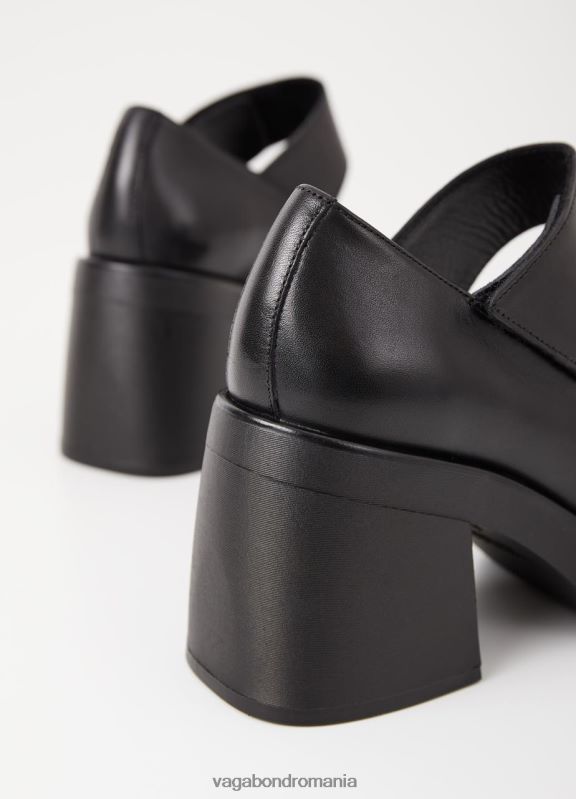 încălţăminte piele neagra femei 60R6B94 Vagabond pompe Brooke