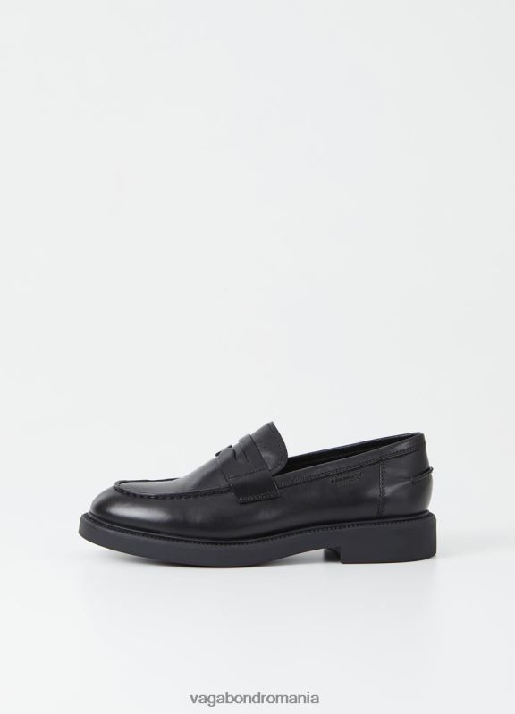 încălţăminte piele neagra femei 60R6B129 Vagabond alex w loafer