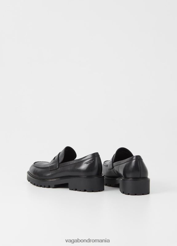 încălţăminte piele neagra femei 60R6B130 Vagabond mocasnic kenova
