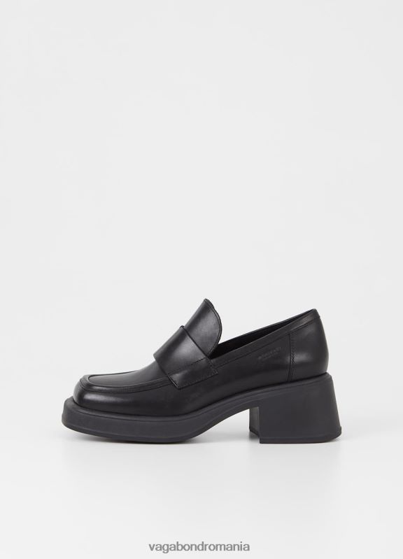 încălţăminte piele neagra femei 60R6B153 Vagabond dorah loafer