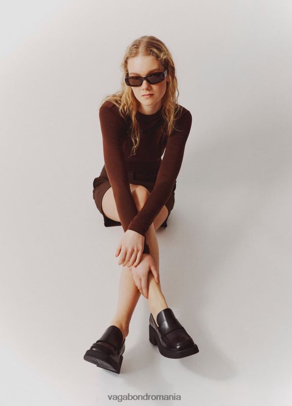 încălţăminte piele neagra femei 60R6B153 Vagabond dorah loafer