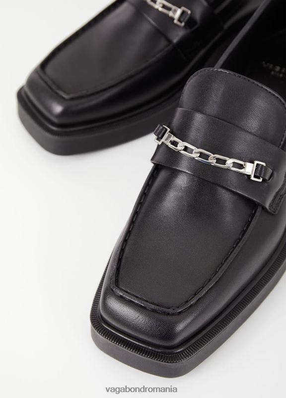încălţăminte piele neagra femei 60R6B160 Vagabond mocasnic jillian