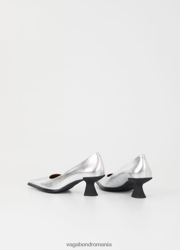 încălţăminte piele metalica argintie femei 60R6B113 Vagabond tilly pompe