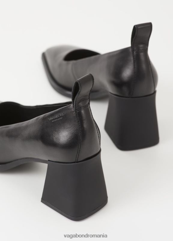 încălţăminte piele neagra femei 60R6B107 Vagabond pompe hedda