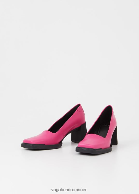 încălţăminte piele roz femei 60R6B108 Vagabond pompe edwina