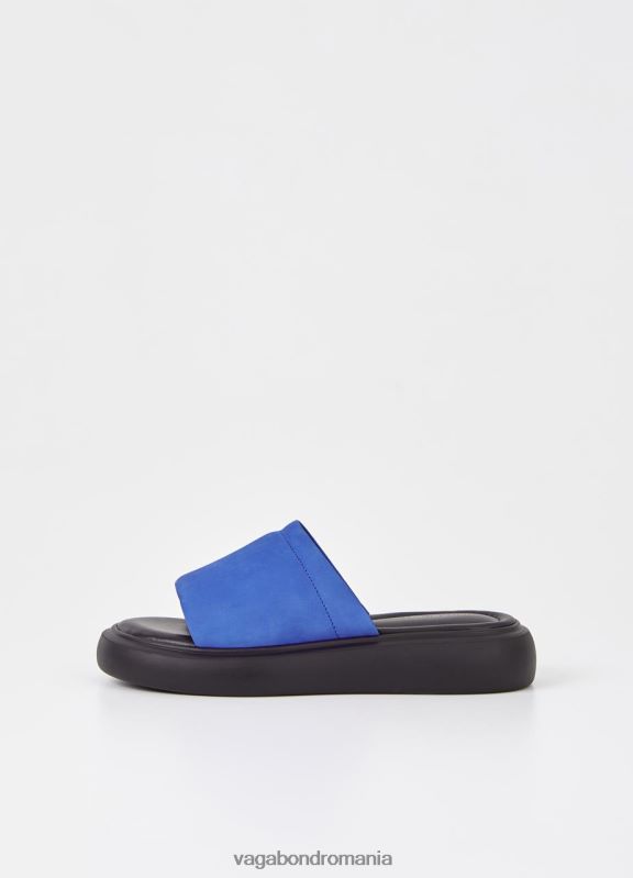 încălţăminte nubuc albastru femei 60R6B39 Vagabond sandale blenda