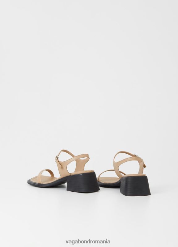 încălţăminte piele bej femei 60R6B59 Vagabond sandale ines