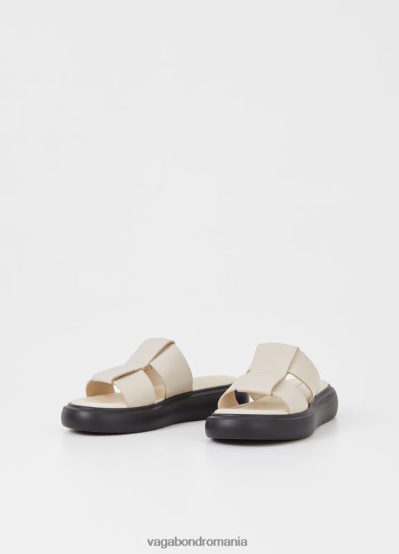 încălţăminte piele de culoare albă femei 60R6B25 Vagabond sandale blenda