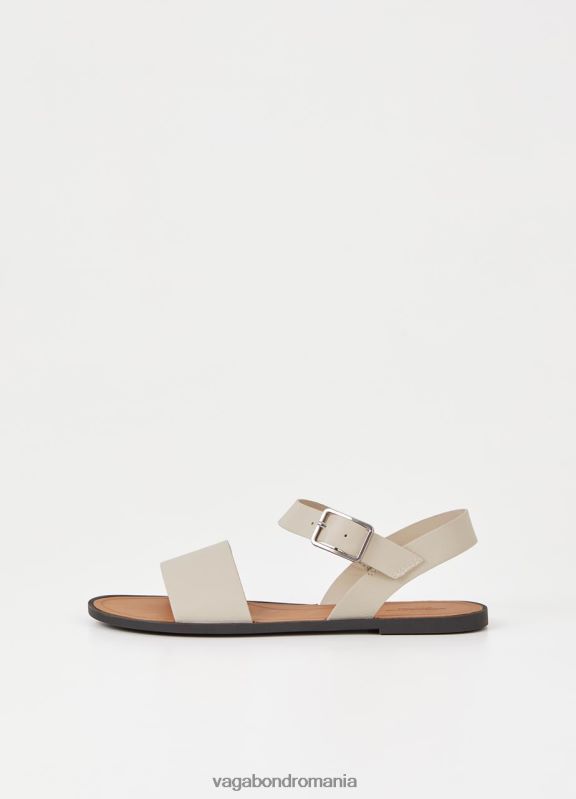 încălţăminte piele de culoare albă femei 60R6B58 Vagabond sandale tia 2.0